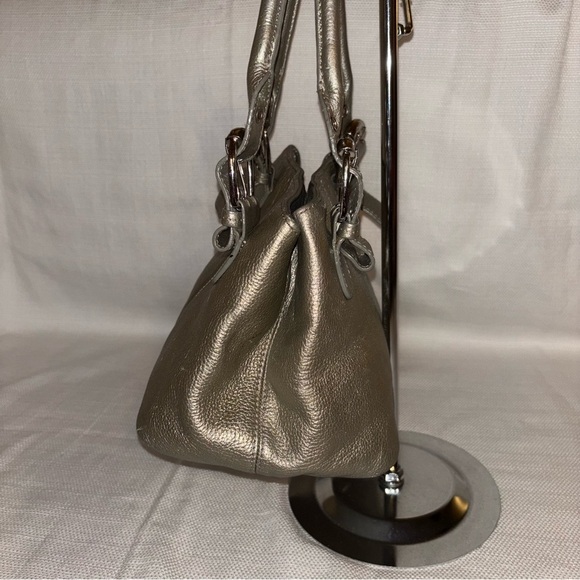 TIGNANELLO Leather Metallic Bag - Picture 3 of 10